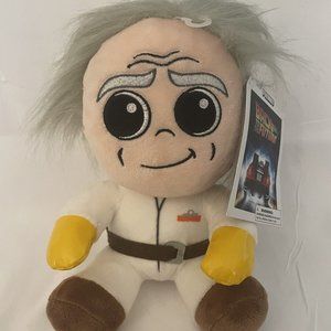 Back to The Future Doc Brown Plush TAGS Kidrobot 8" Phunny 35th Anniversary